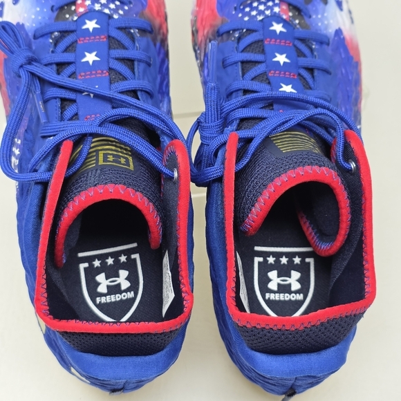 Under Armour Spotlight Clone 4 MC USA Mens Sz 14 Football Cleats 3027296-400 New - Picture 10 of 10